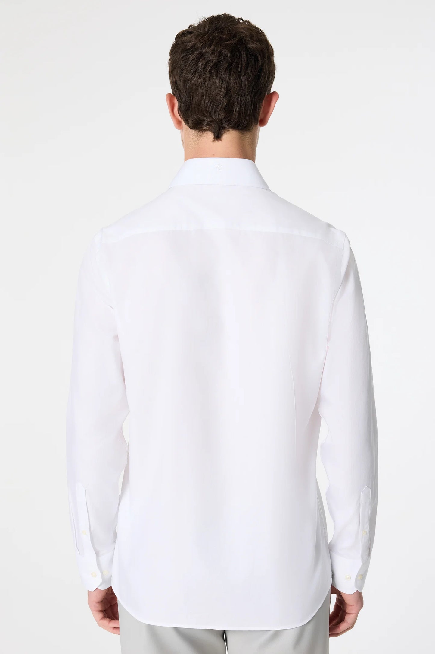 Damat Slim Fit Beyaz Gabardin Gömlek