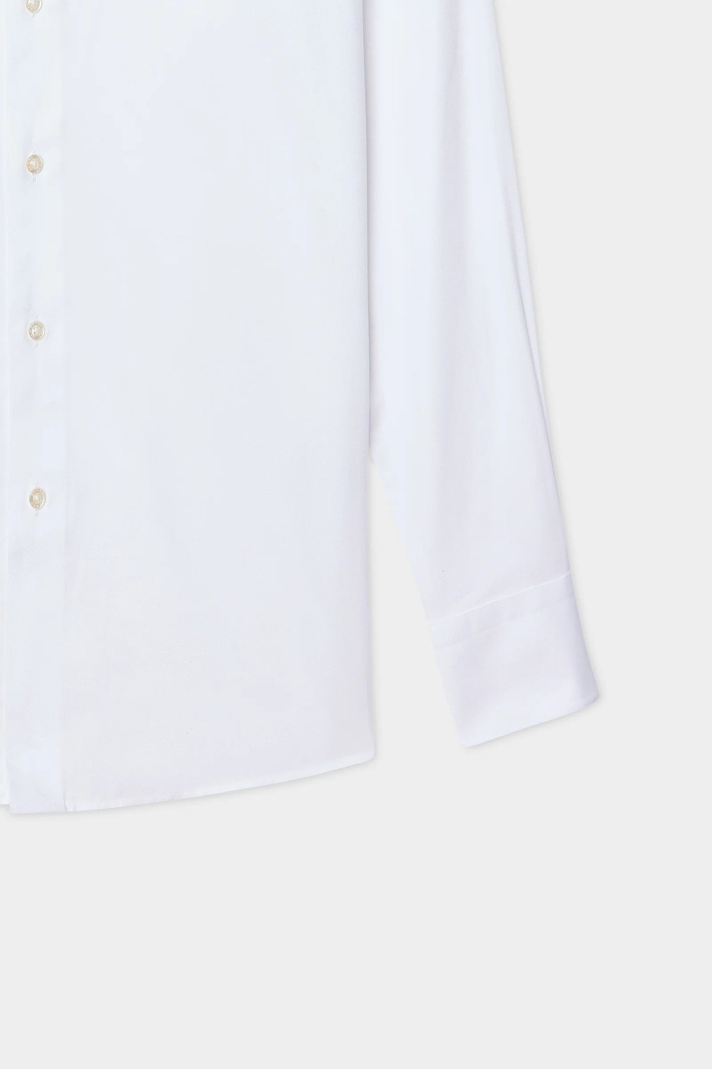 Damat Slim Fit Beyaz Gabardin Gömlek