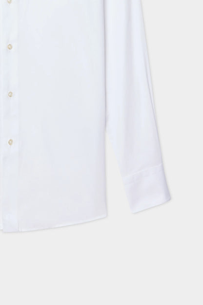 Damat Slim Fit Beyaz Gabardin Gömlek