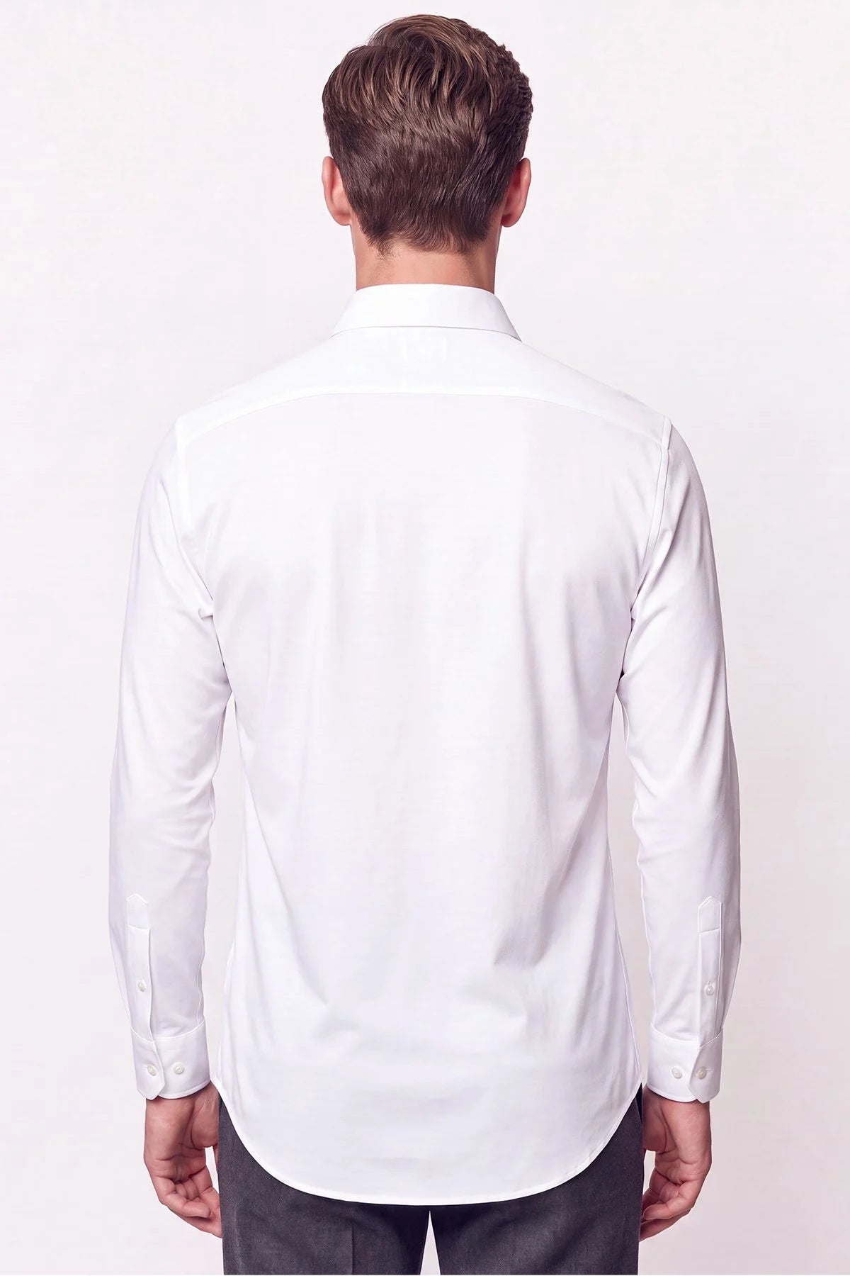 Slim Fit Pamuklu Beyaz Gömlek G 1607