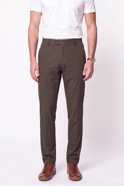 Comfort Fit Esnek Pamuklu Yan Cep Haki Jogger Pantıolon P 1220