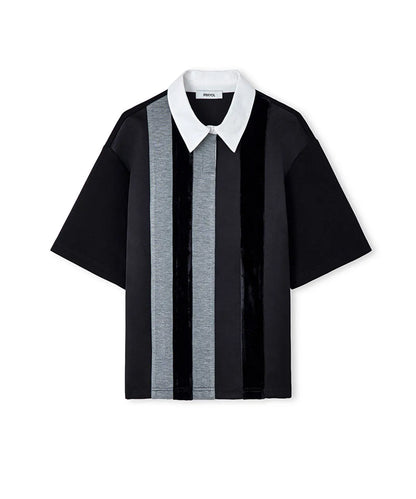 Siyah Kumaş Mix Colorblock Sweatshirt Iw6260091124001 | Ipekyol