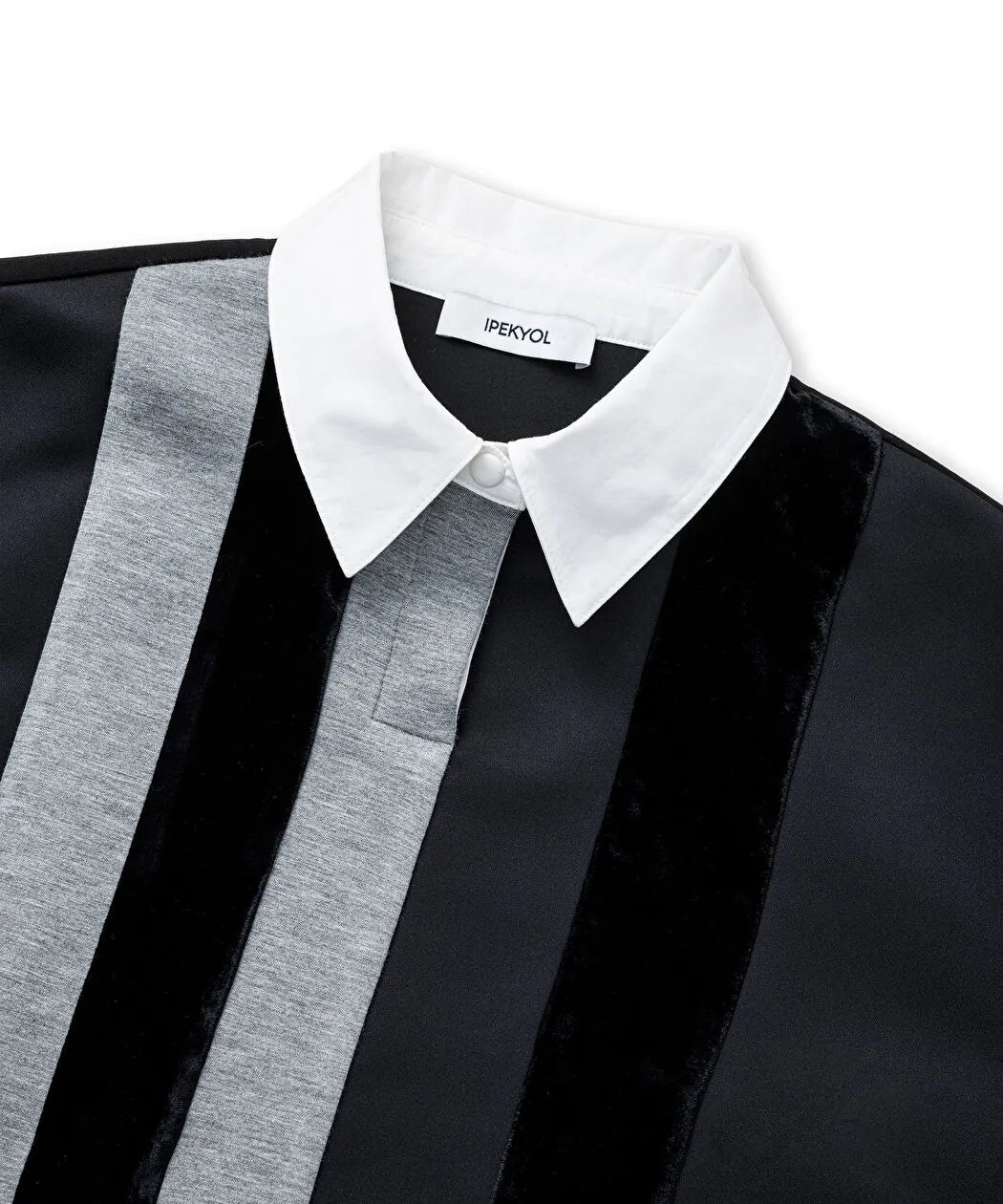 Siyah Kumaş Mix Colorblock Sweatshirt Iw6260091124001 | Ipekyol