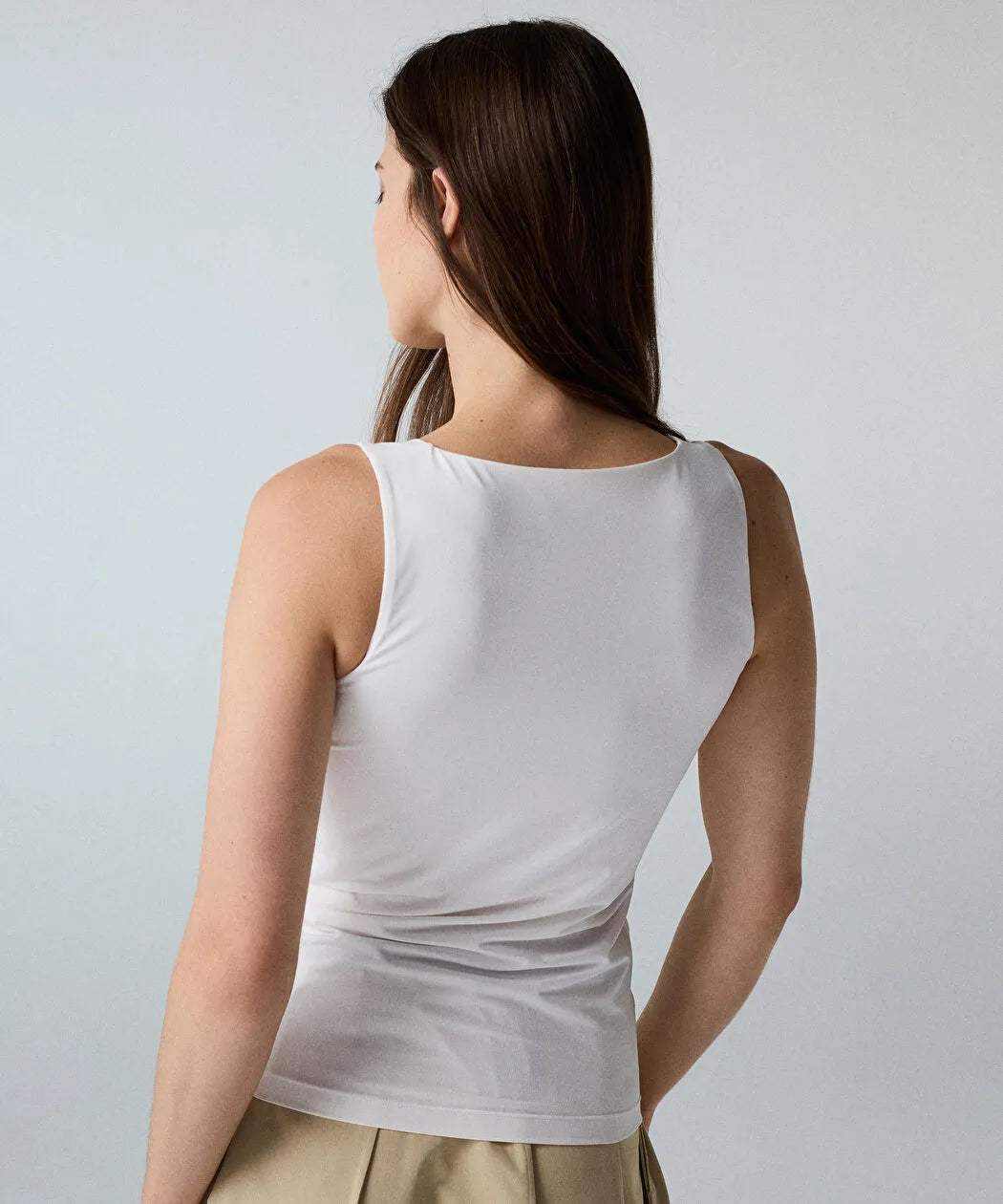 Ekru Basic U Yaka Tişört Iw6260152116018 | Ipekyol