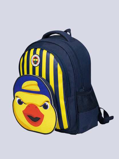 Fenerbahçe Sarı Lacivert Striped Yellow Okul Çantası