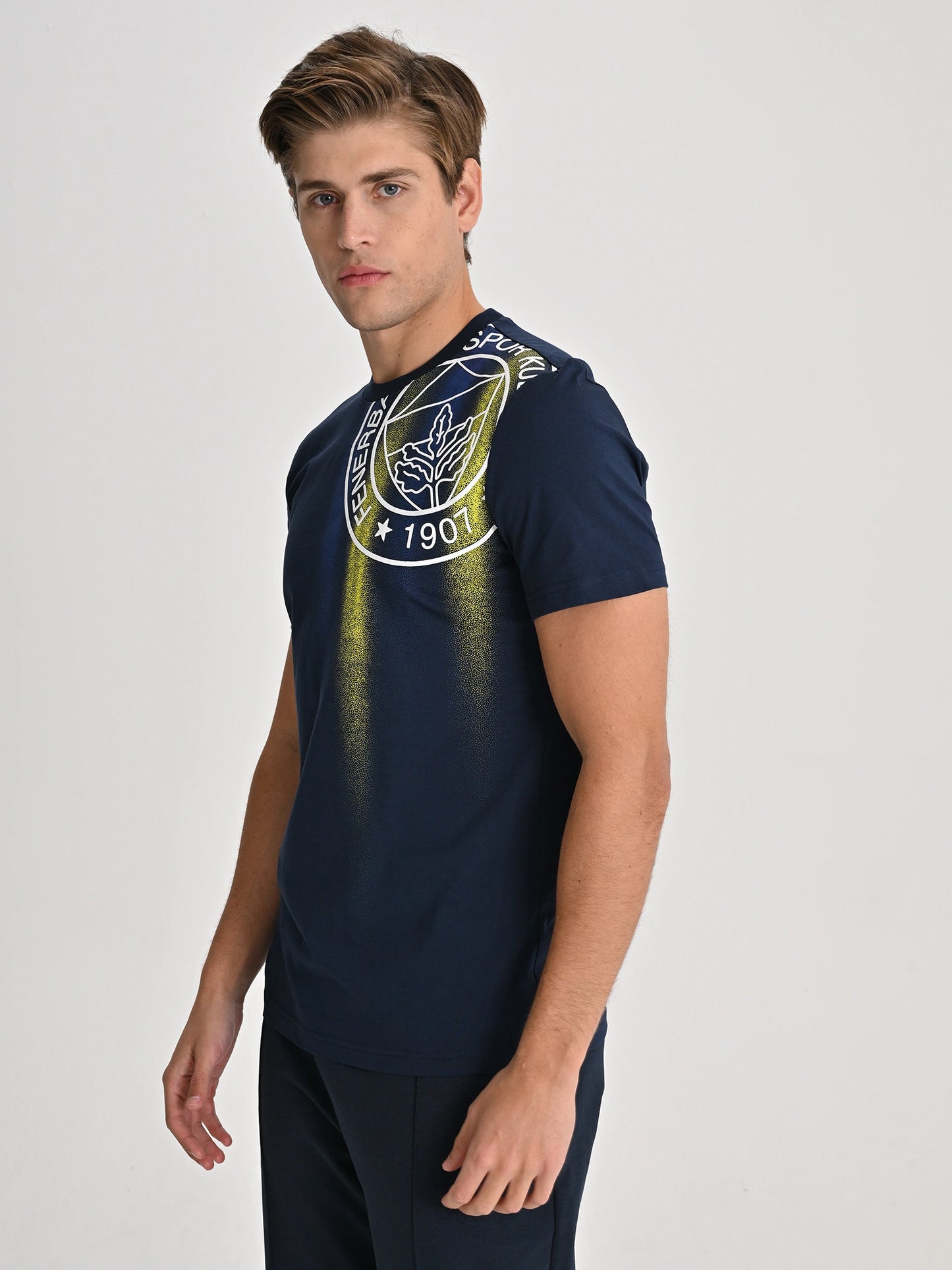 Fenerbahçe Lacivert Tribün Tramlı Erkek Tshirt