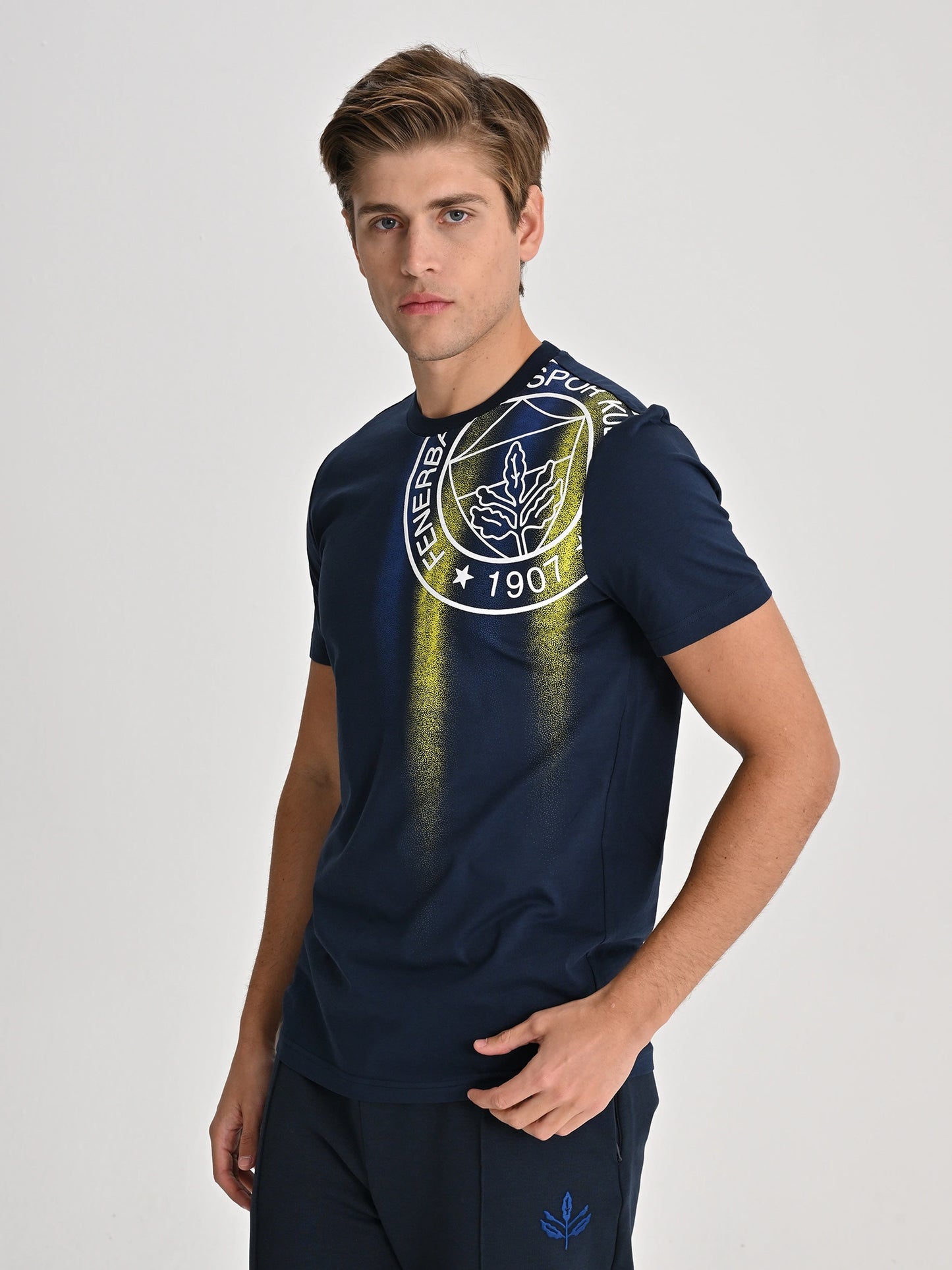 Fenerbahçe Lacivert Tribün Tramlı Erkek Tshirt
