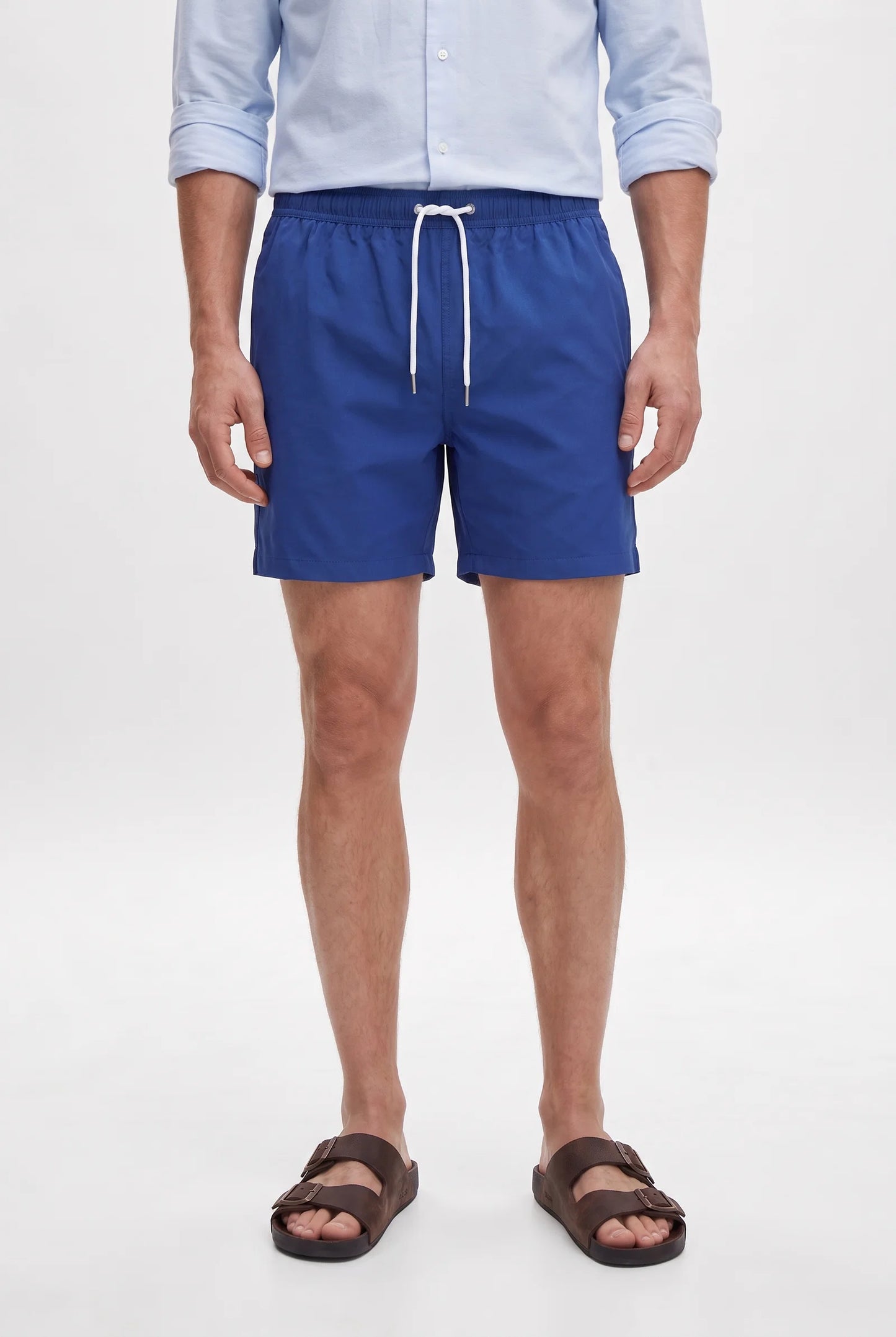 Tween Regular Fit Saks Mavi Şort Mayo