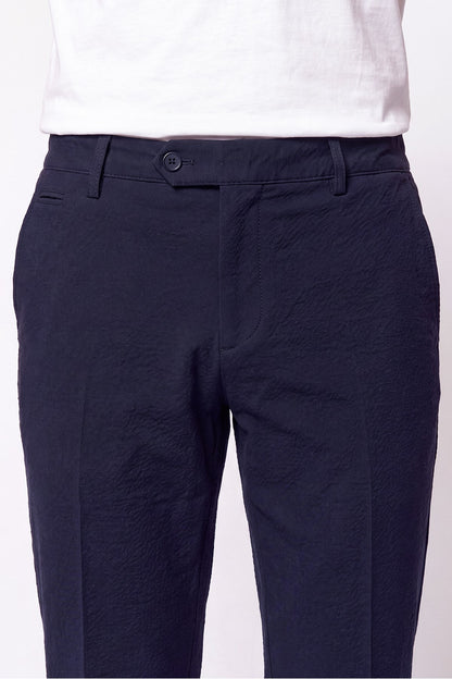 Comfort Fit Yan Cep Esnek Pamuklu Lacivert Jogger Pantolon P 1190