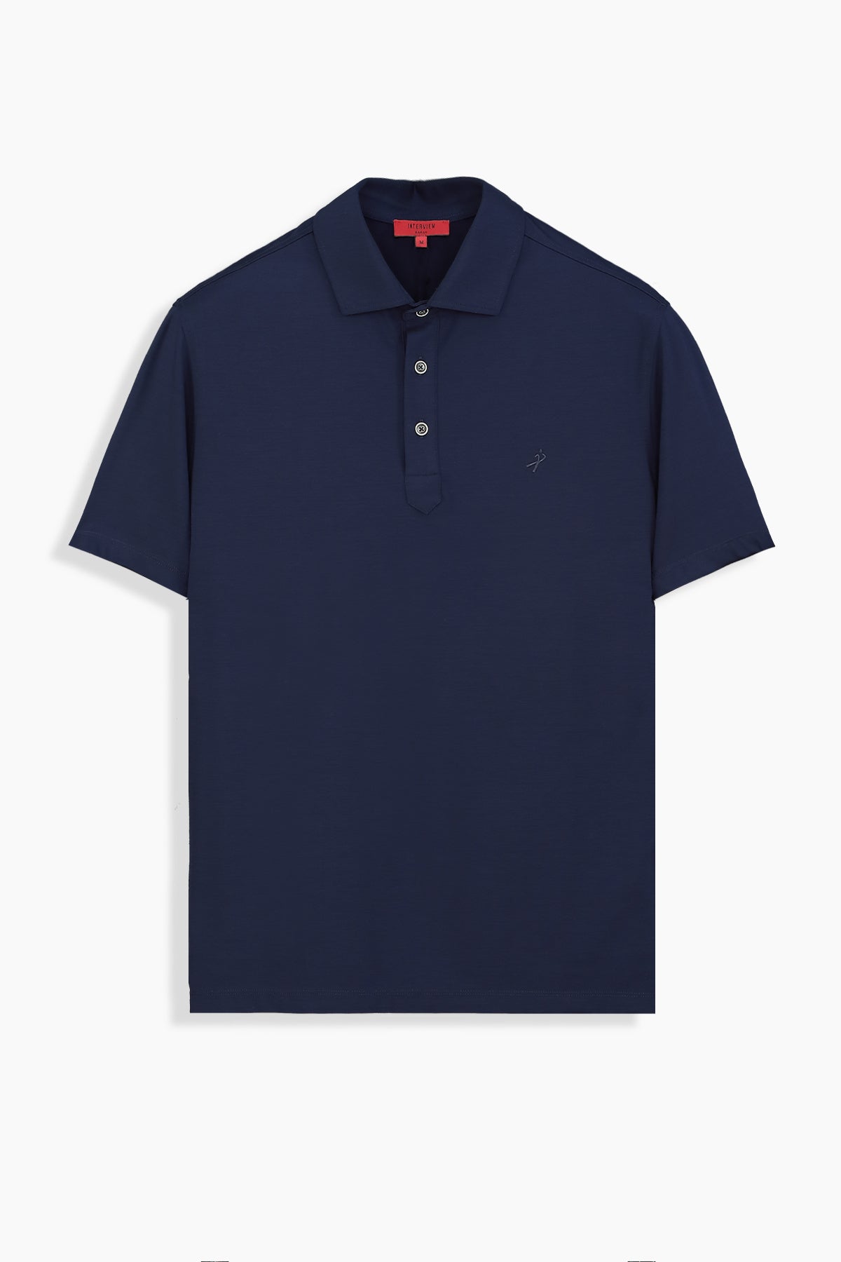 Pulso Polo Yaka Lacivert Relax Fit Tişört