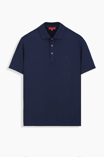 Pulso Polo Yaka Lacivert Relax Fit Tişört