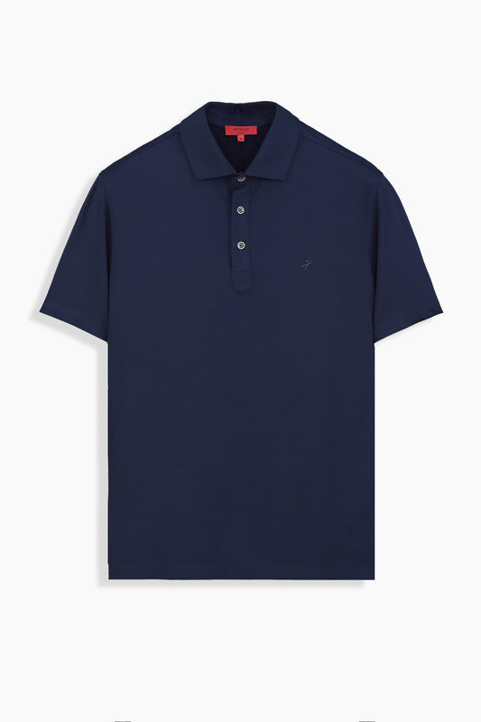 Pulso Polo Yaka Lacivert Relax Fit Tişört