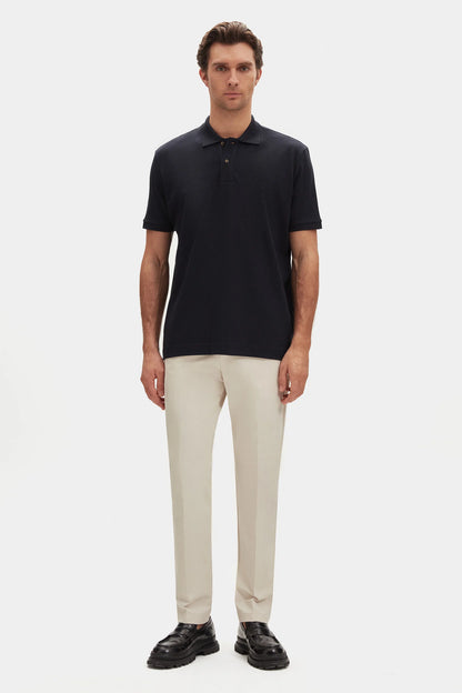 Damat Regular Fit Lacivert %100 Pamuk Polo Yaka T-shirt