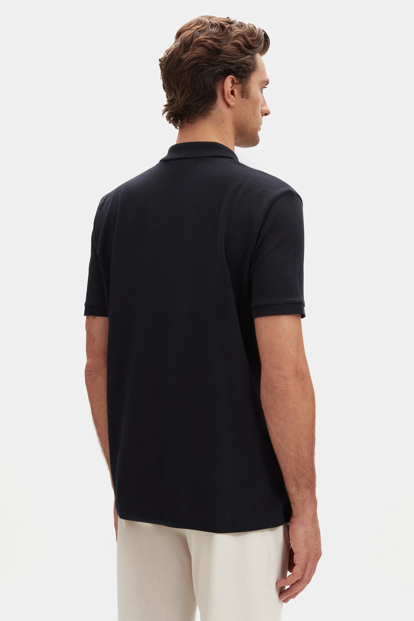 Damat Regular Fit Lacivert %100 Pamuk Polo Yaka T-shirt