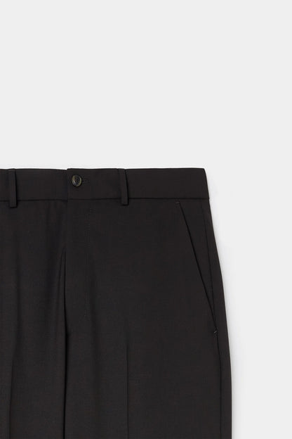 Tween Slim Fit Kahverengi Kruvaze Takim Elbise