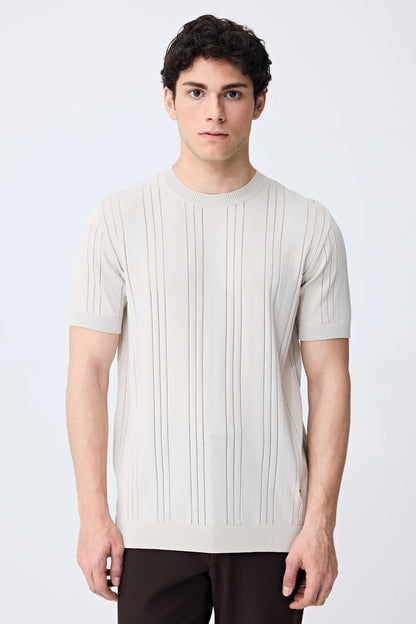 Tween Slim Fit Vizon Triko