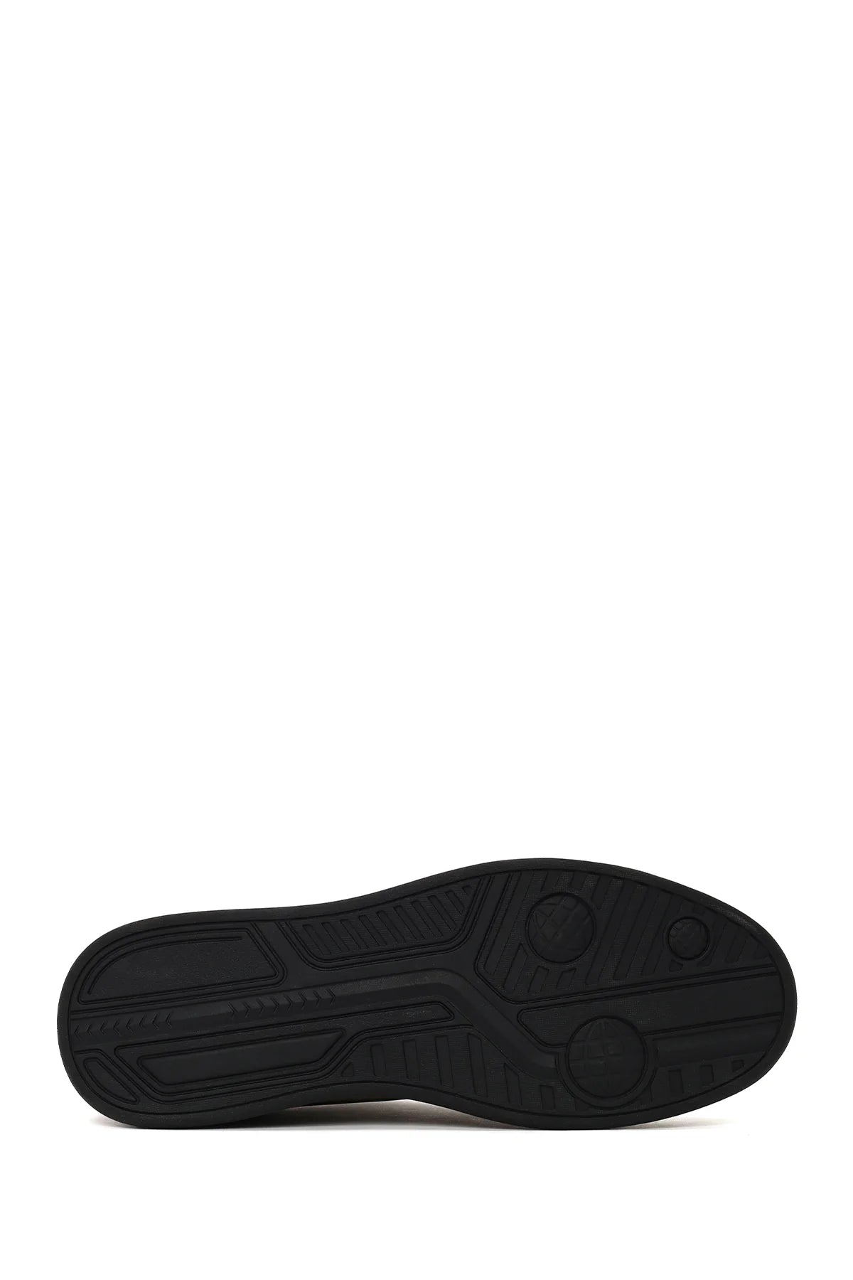 Erkek Haki Bağcıklı Nubuk Deri Sneaker