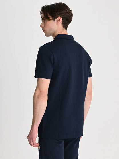 Fenerbahçe Lacivert Trend Krom Palamutlu Erkek Polo Tshirt