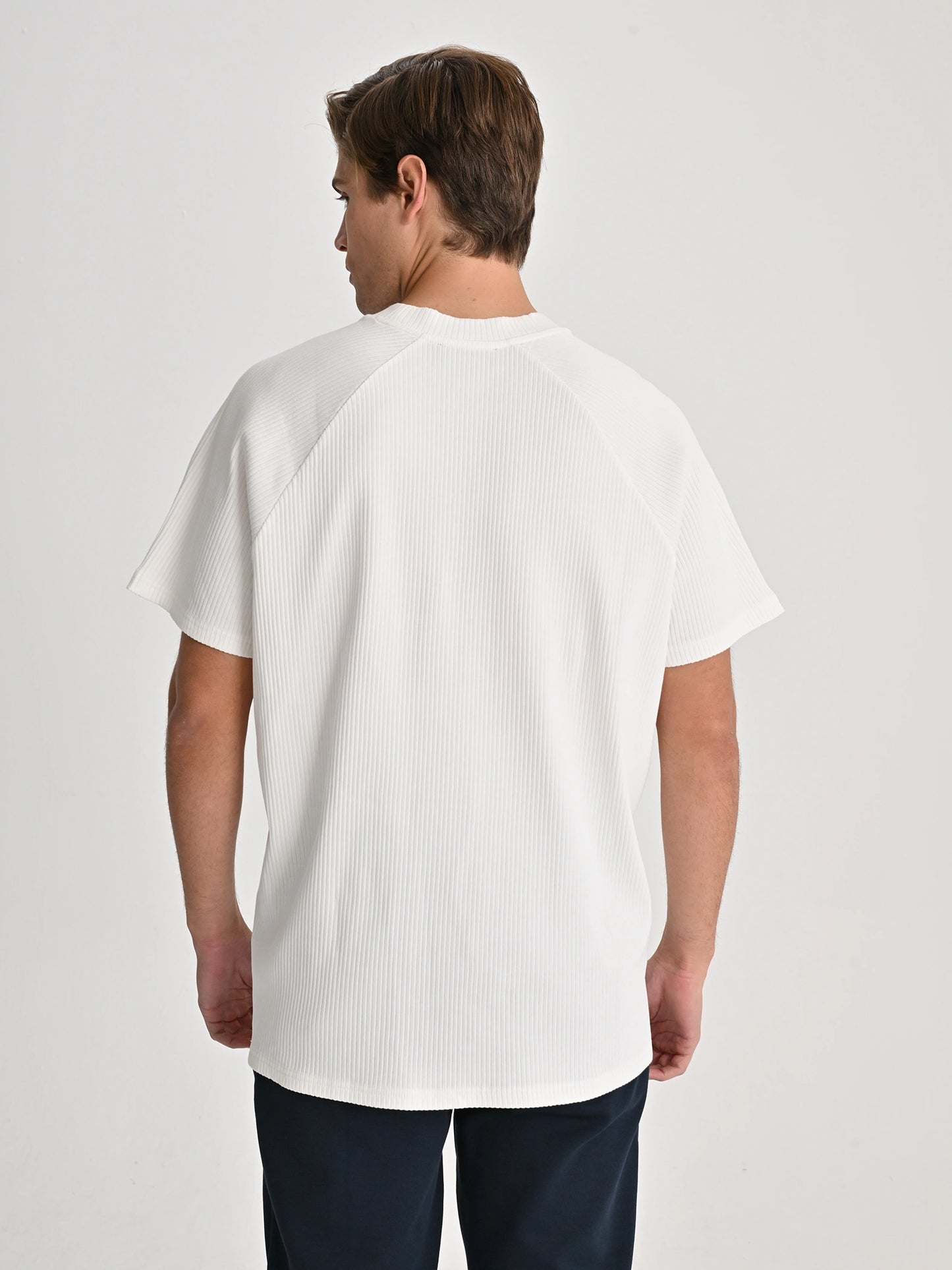 Fenerbahçe Ekru Trend Yeşil Palamutlu Erkek Oversize Tshirt