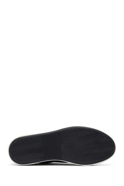 Kadın Siyah Bağcıklı Kalın Tabanlı Deri Sneaker