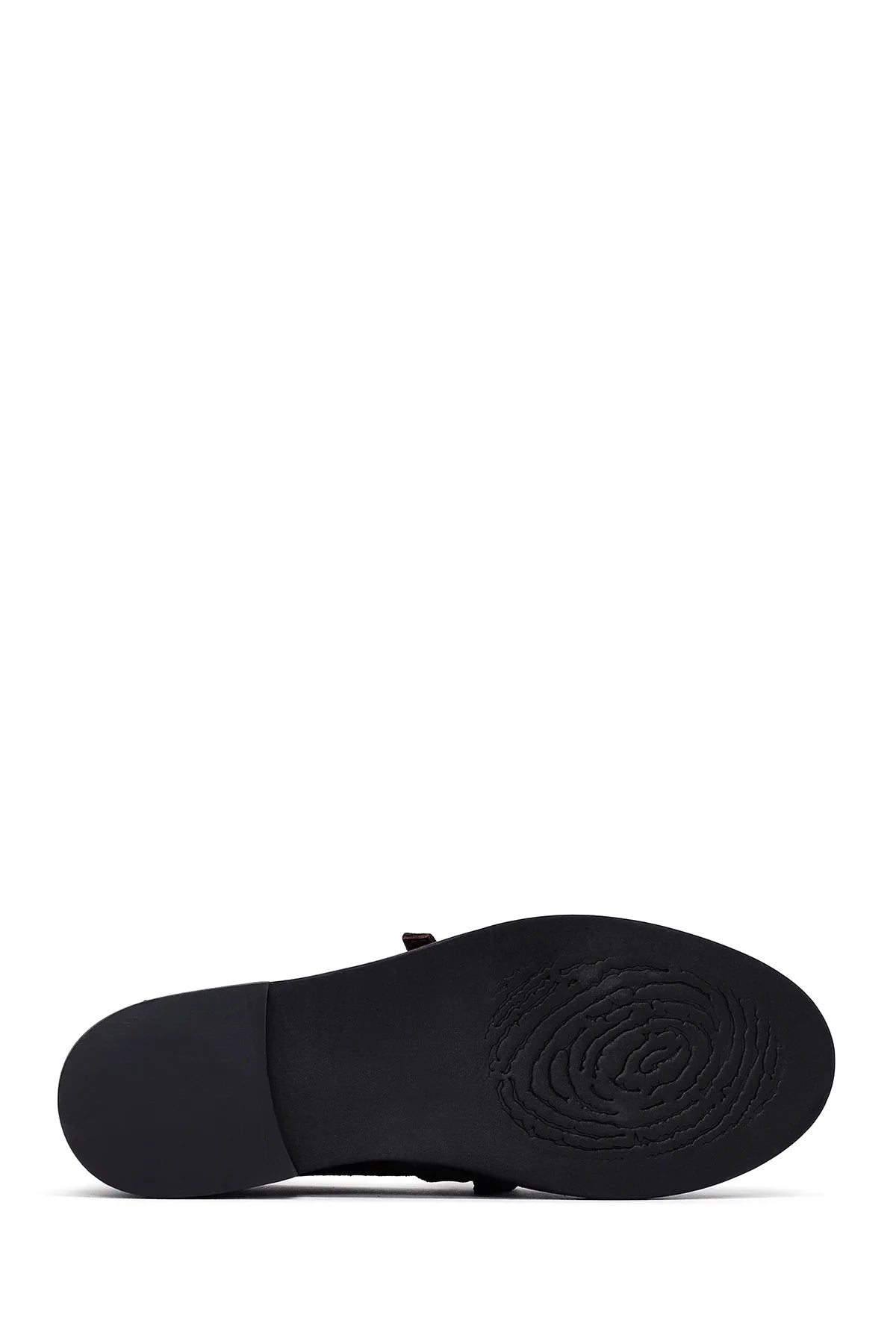Kadın Kahverengi Tokalı Süet Deri Maskülen Loafer