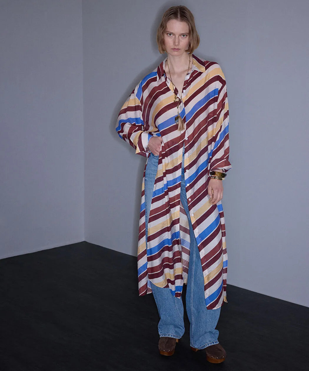 Kahverengi Tunik Is1260016025074 | Ipekyol