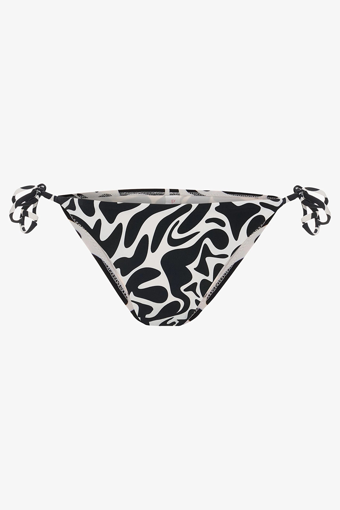 Tint Zebra Desenli Bağlamalı Düşük Bel Bikini Altı
