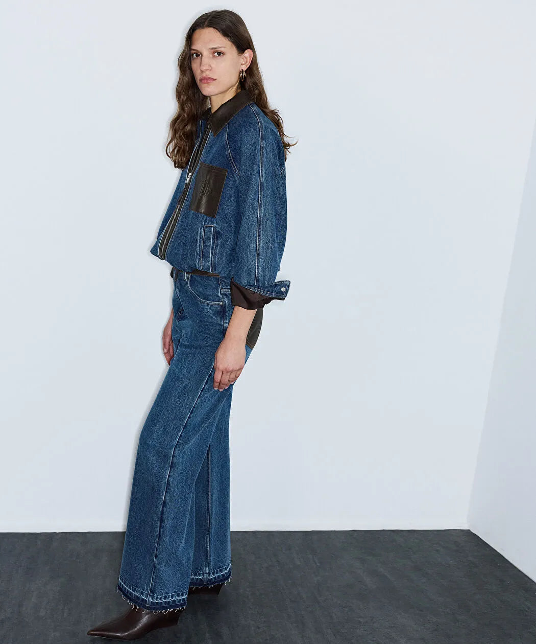 Mavi Suni Deri Mix Jean Pantolon Iw6260018006629 | Ipekyol