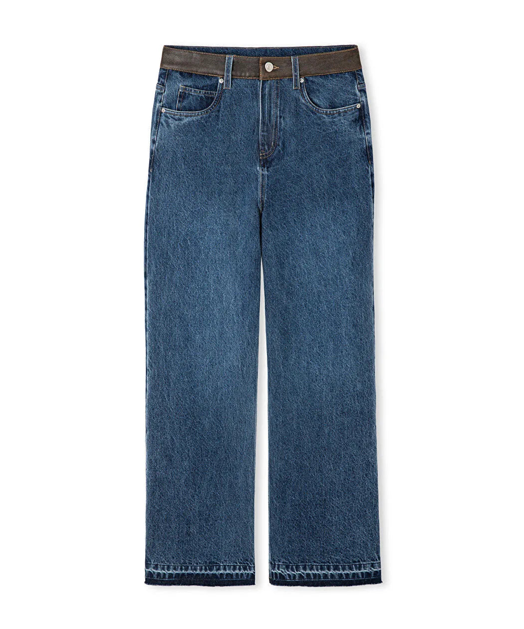 Mavi Suni Deri Mix Jean Pantolon Iw6260018006629 | Ipekyol