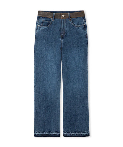 Mavi Suni Deri Mix Jean Pantolon Iw6260018006629 | Ipekyol