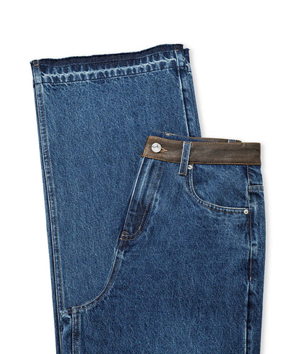 Mavi Suni Deri Mix Jean Pantolon Iw6260018006629 | Ipekyol