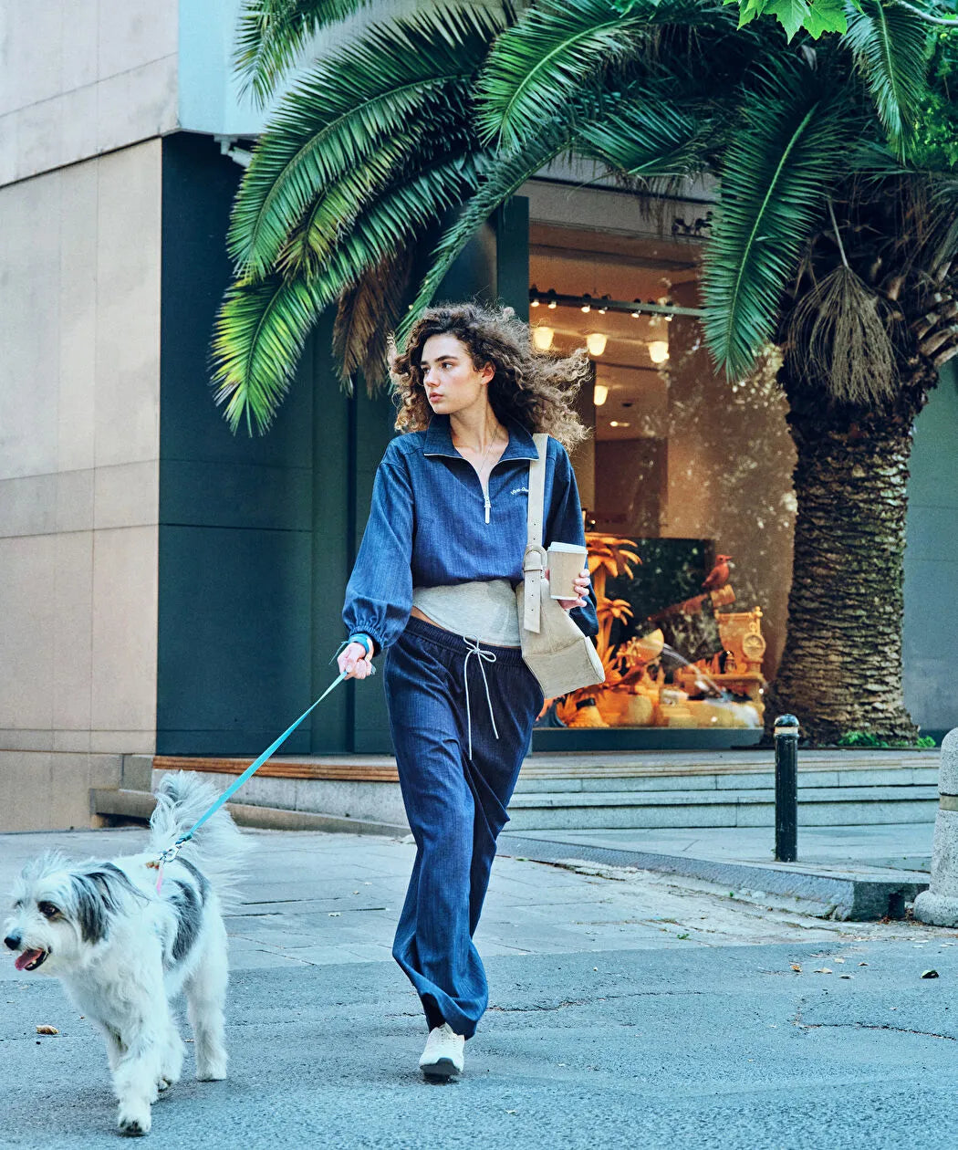 Lacivert Denim Görünümlü Pantolon Iw6260003161015 | Ipekyol