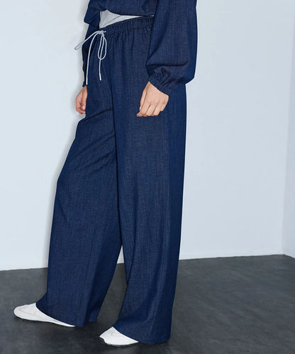 Lacivert Denim Görünümlü Pantolon Iw6260003161015 | Ipekyol