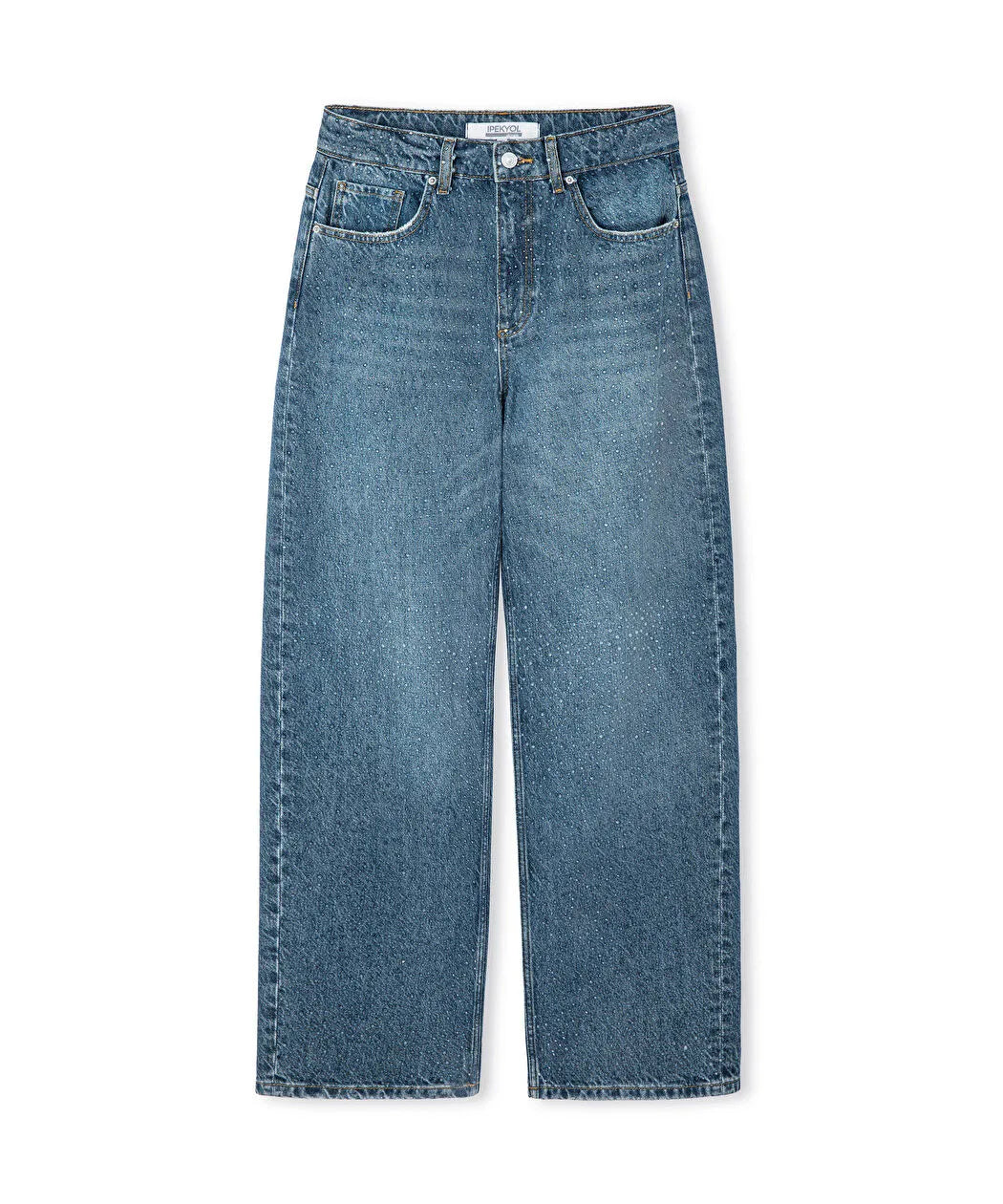 Mavi Hotfix Baskılı Wide Leg Jean Pantolon Iw6260018028165 | Ipekyol