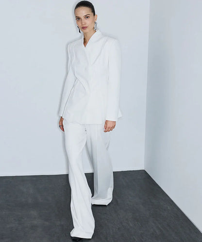 Ekru Bel Vurgulu Nervürlü Blazer Iw6260106116018 | Ipekyol