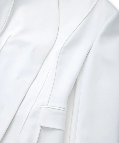 Ekru Bel Vurgulu Nervürlü Blazer Iw6260106116018 | Ipekyol