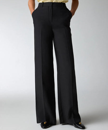 Siyah Wide Leg Pantolon Is1260003412001 | Ipekyol