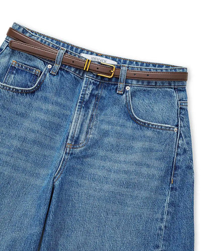 Mavi Kemerli Barrel Fit Jean Pantolon Iw6260018038629 | Ipekyol