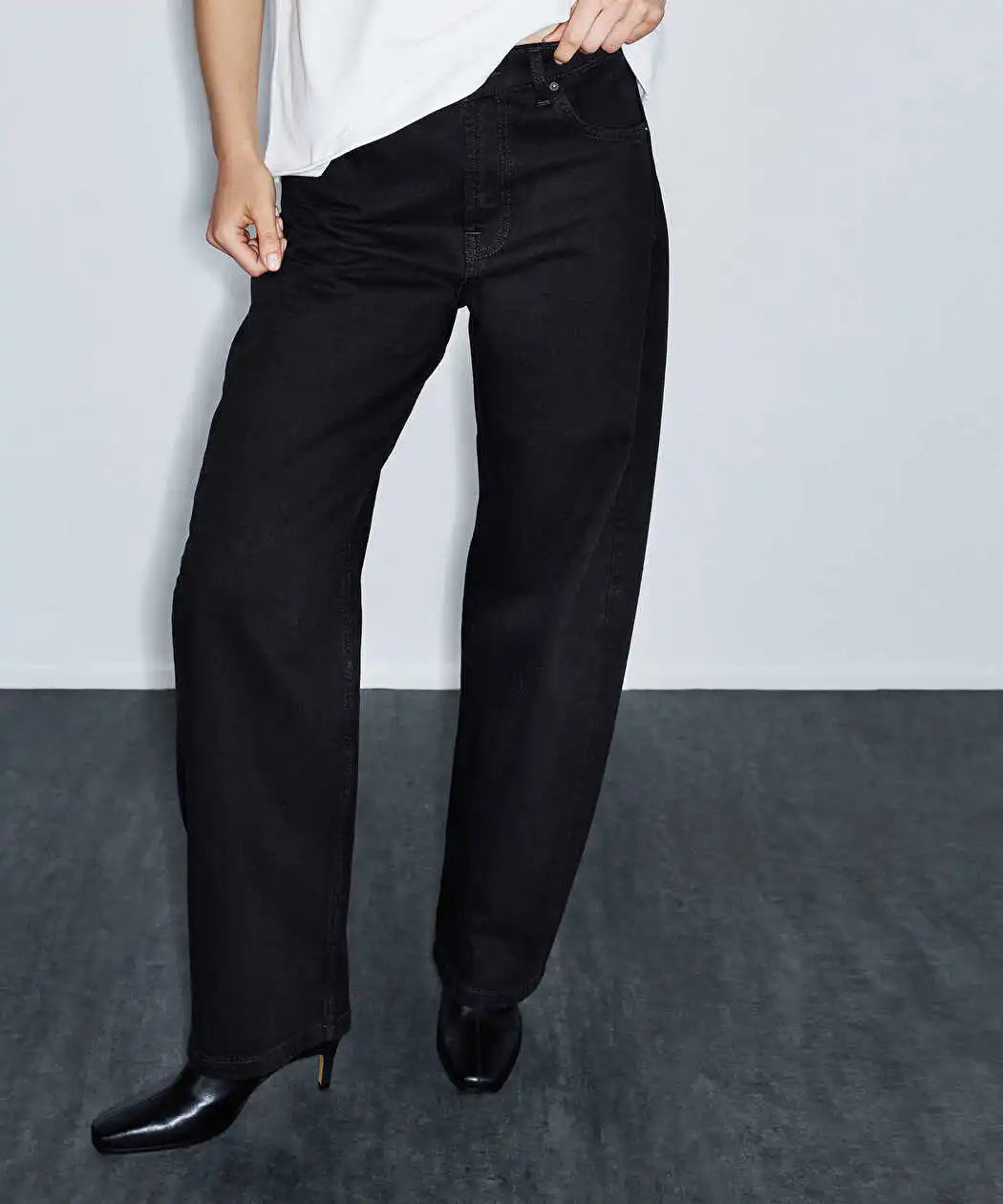 Kahverengi Barrel Fit Jean Pantolon Iw6260018033006 | Ipekyol