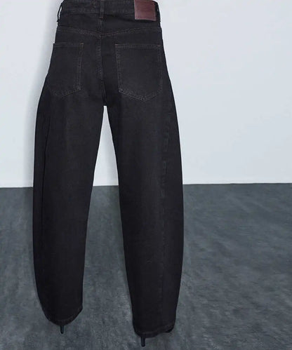 Kahverengi Barrel Fit Jean Pantolon Iw6260018033006 | Ipekyol