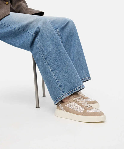 Bej Monogram Desen Deri Içerikli Sneaker Iw6260062009023 | Ipekyol