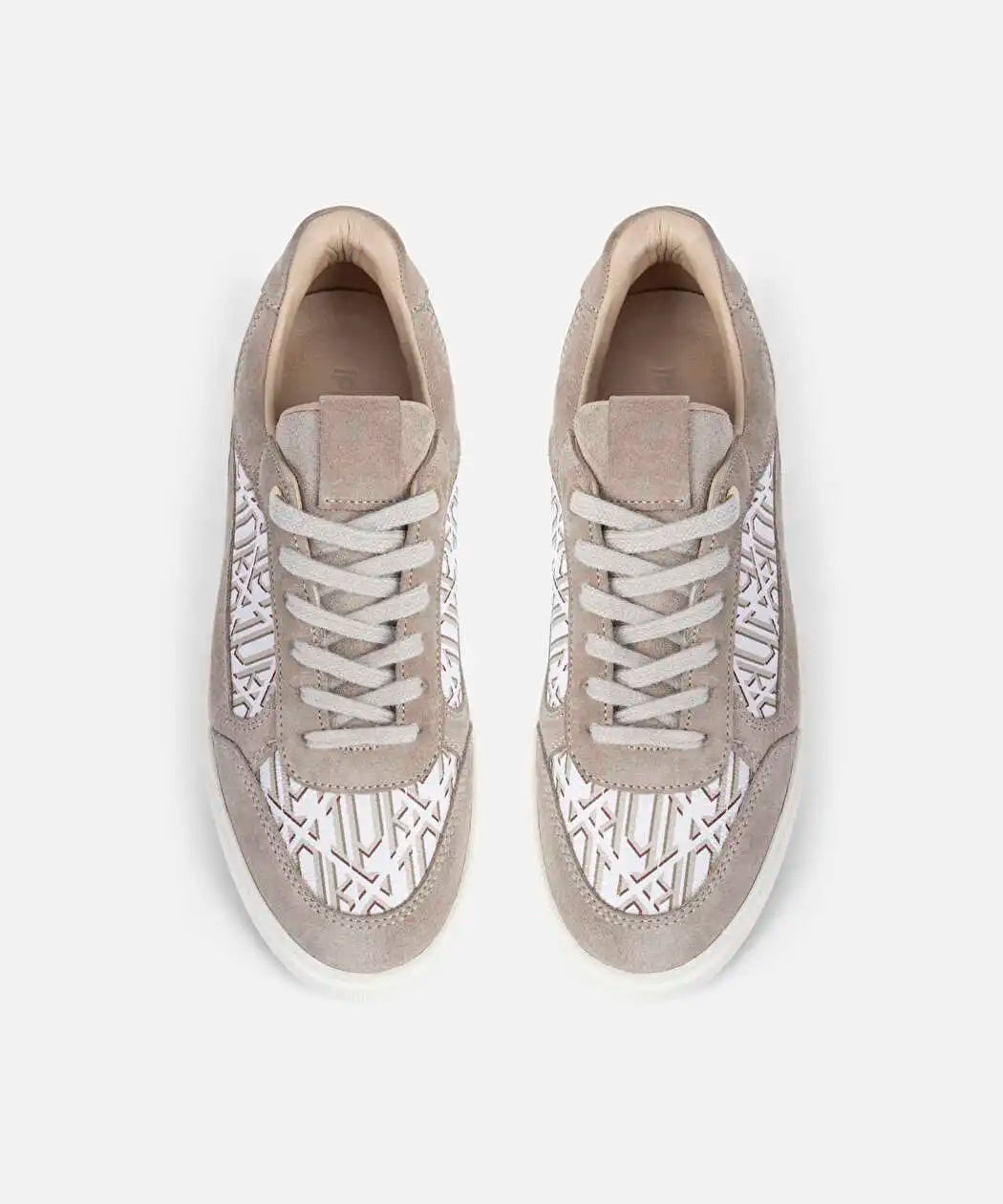 Bej Monogram Desen Deri Içerikli Sneaker Iw6260062009023 | Ipekyol
