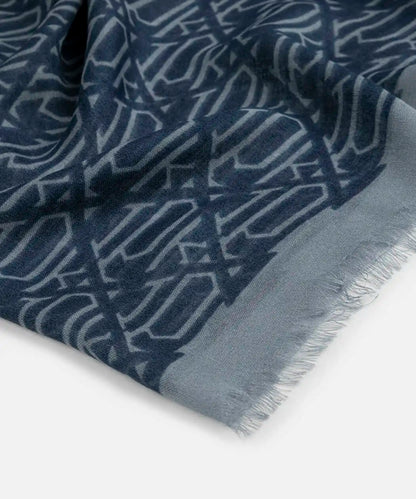 Mavi Monogram Şal I00000065008061 | Ipekyol