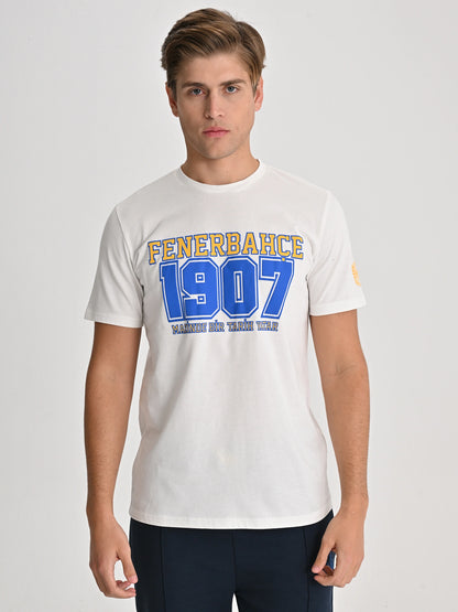 Fenerbahçe Ekru Kolej Fb 1907 Erkek Tshirt