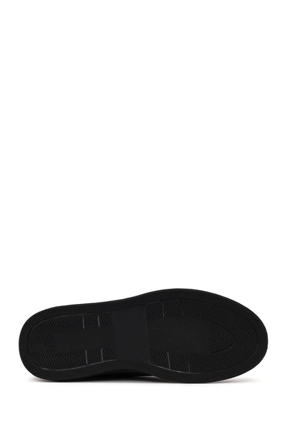 Erkek Kahverengi Bağcıklı Süet Deri Sneaker