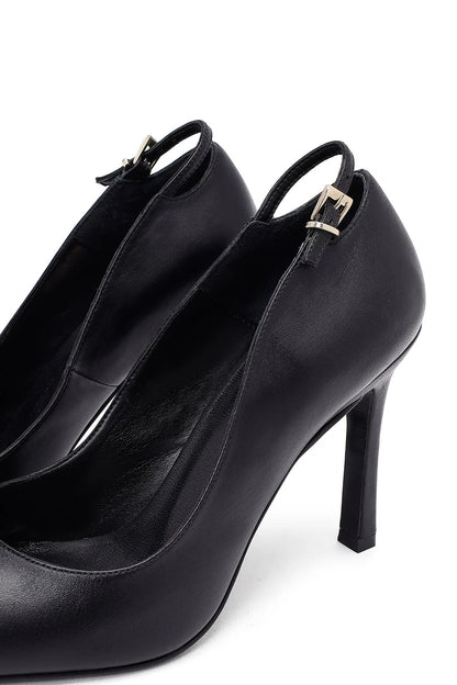 Kadın Siyah Ince Topuklu Deri Stiletto