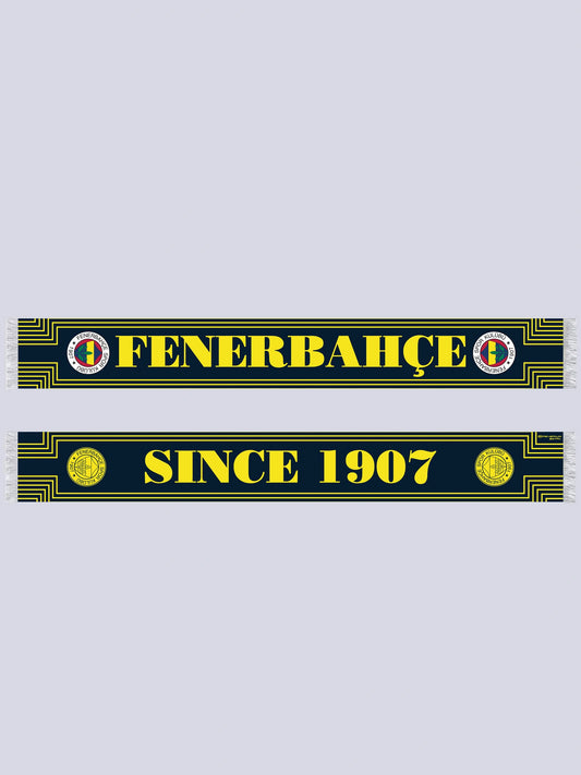 Fenerbahçe Sarı Lacivert Since 1907 Unisex Şal