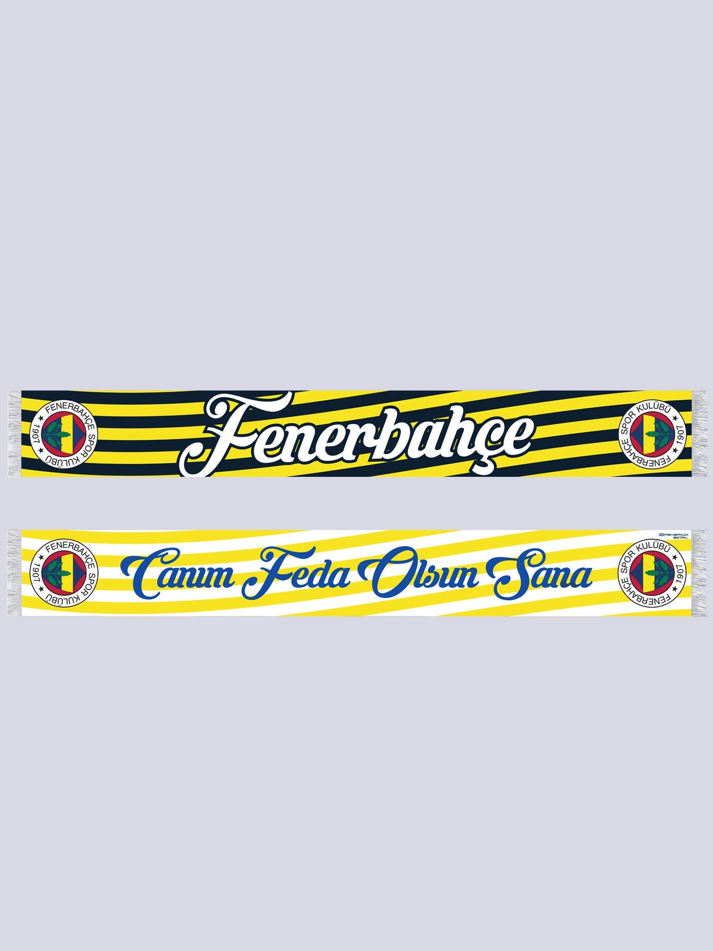 Fenerbahçe Sarı Lacivert Canım Feda Olsun Sana Unisex Şal