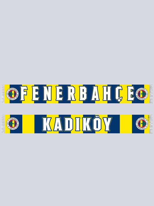 Fenerbahçe Sarı Lacivert Kadıköy Unisex Şal