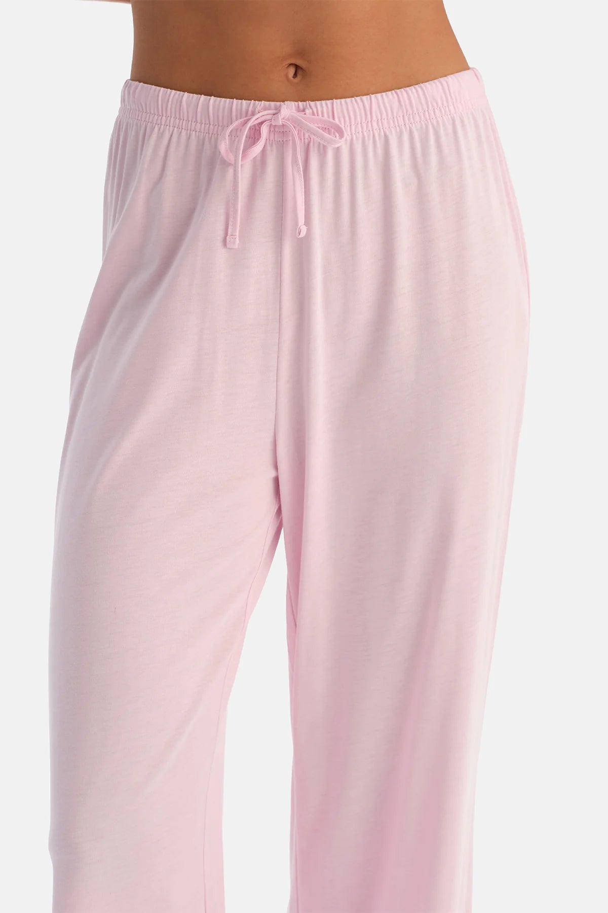 Pembe Ikili Örme Pantolon